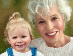 Custom Hand-Painted Oil Portraits, Family Portrait from Photo, Combine Photos, Personalized Gift