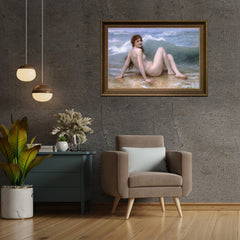 The Wave Oil Painting Reproduction (William-Adolphe Bouguereau, 1896)