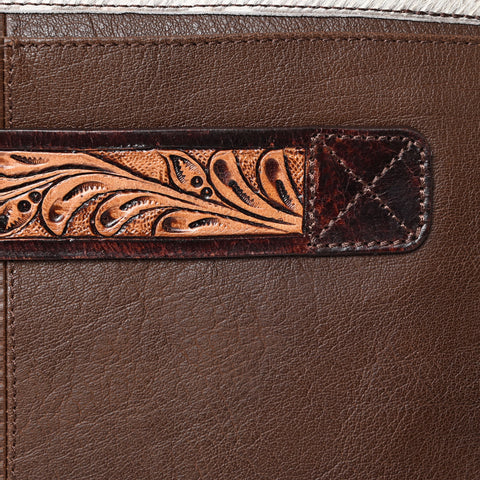 Montana West Hair On Leather Laptop Sleeve /Messenger Bag/Briefcase Computer Bag-13 - Cowgirl Wear